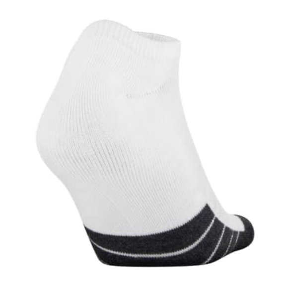 🌿SPRING SALE🌿 Under Armour UA Performance No Show 6 Pack Socks M 1348014 100 - Picture 2 of 4